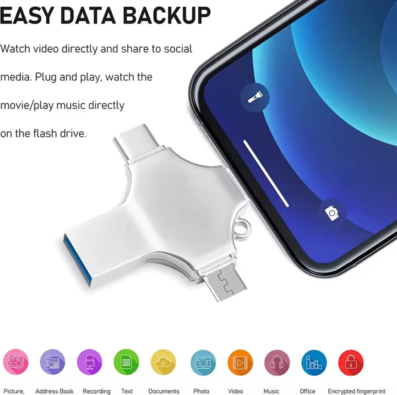 💥🛑Promo🛑💥 Flash Disk 4 in 1