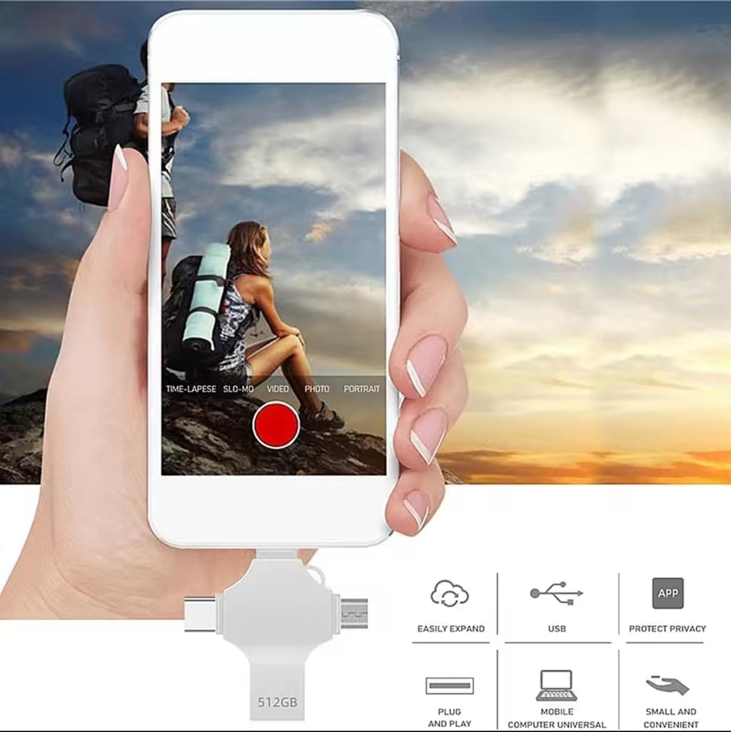 💥🛑Promo🛑💥 Flash Disk 4 in 1 .